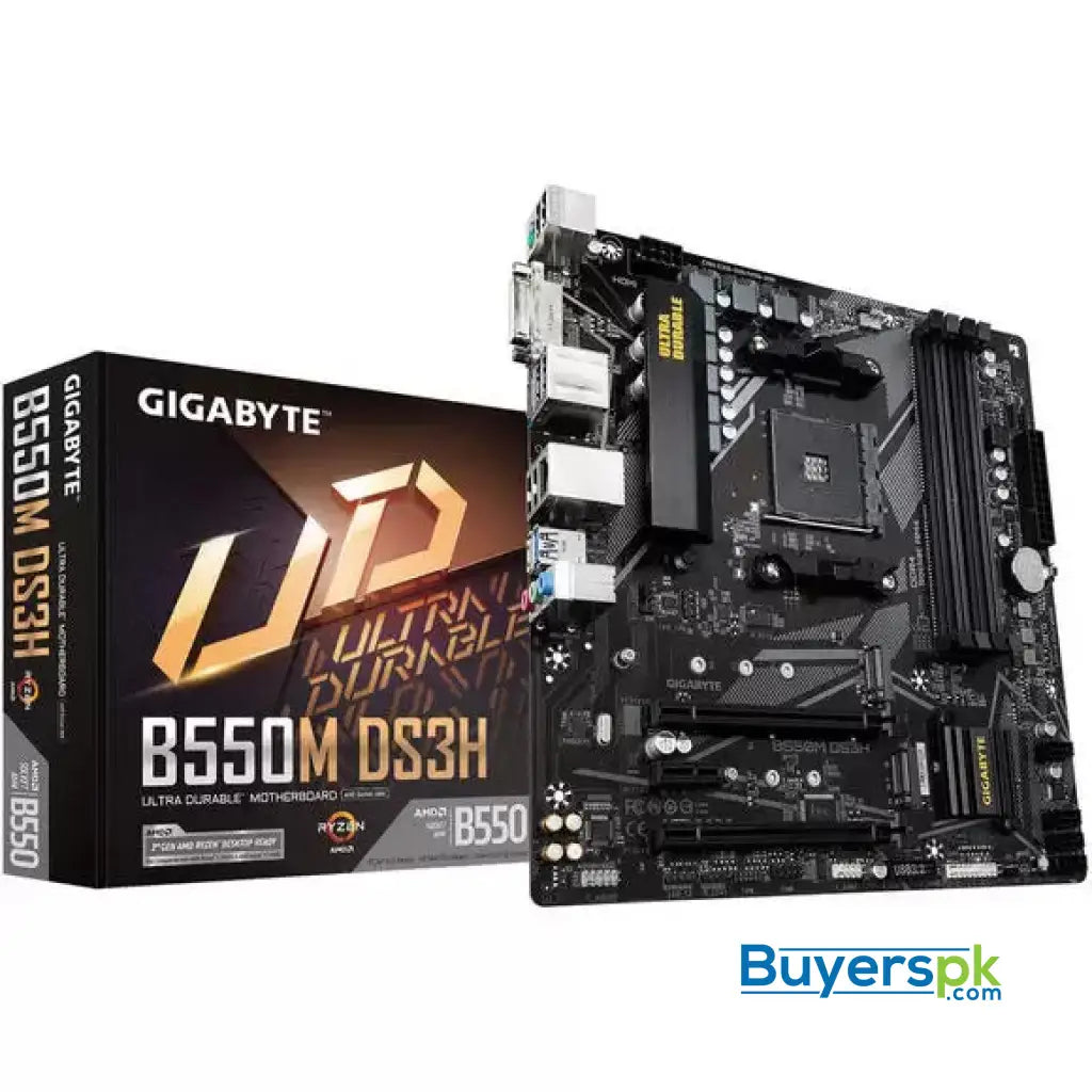 Gigabyte B550m Ds3h Amd Am4 Micro Atx Motherboard - Price in Pakistan Gigabyte B550m Ds3h Amd Am4 Micro Atx Motherboard - Price in Pakistan